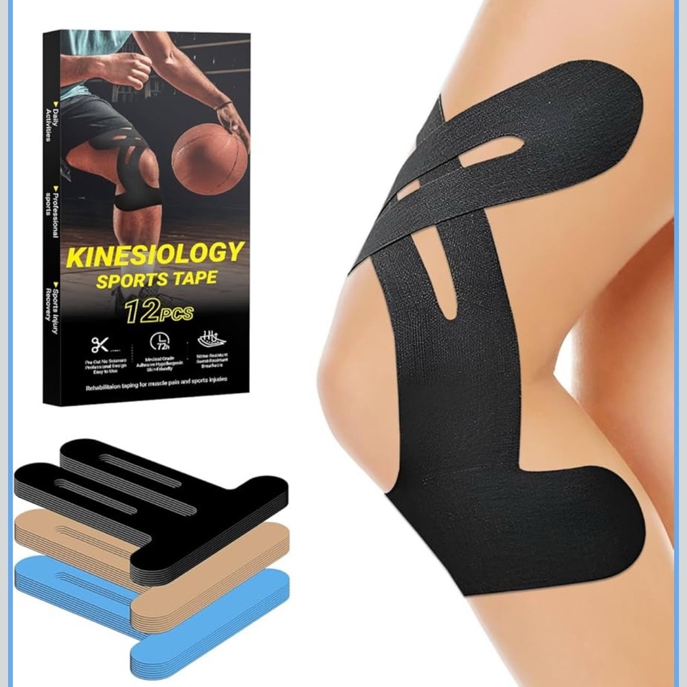 Men's Black Kinesiology Sports Tape